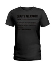 Deputy Treasurer Noun Definition Shirt Vintage Design T-Shirt Gift For Worker Ladies T-Shirt tile