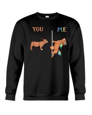 You Me French Bulldog Crewneck Sweatshirt thumbnail