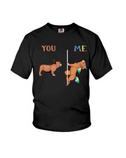 You Me French Bulldog Youth T-Shirt thumbnail