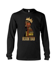 King Black Dad Father's Day Shirt African American Black Father Shirt Gifts For Dad Long Sleeve Tee tile