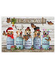 Golden christmas 17x11 Poster front