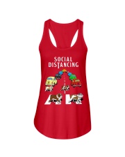 Bulldog Social Distancing Ladies Flowy Tank thumbnail