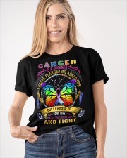 Cancer Is A Journey I Never Planned Of Asked For Shirt Cancer Awareness Quotes T-Shirt Gift Ideas Classic T-Shirt apparel-classic-tshirt-lifestyle-front-100