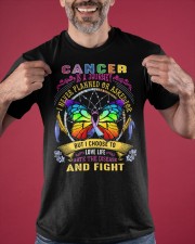 Cancer Is A Journey I Never Planned Of Asked For Shirt Cancer Awareness Quotes T-Shirt Gift Ideas Classic T-Shirt apparel-classic-tshirt-lifestyle-front-181