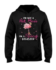 I'm Not A Hot Mess I'm A Spicy Disaster Shirt Humor Saying Flamingo T-Shirt Gift For Women Hooded Sweatshirt tile