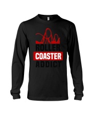 Rollercoaster Addict T-Shirt Roller Coaster Lover Enthusiast Gifts For Him Long Sleeve Tee tile