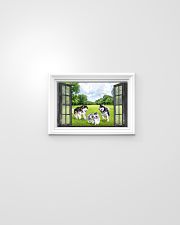 Alaskan Malamute Playing In The Park Through The Window Poster Cute Wall Art For Bedroom 17x11 Poster poster-landscape-17x11-lifestyle-02