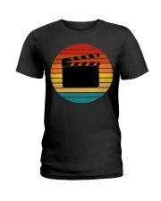 Clapperboard T-Shirt Vintage Graphic Tees Men Gifts For Filmmaker Ladies T-Shirt tile