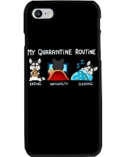 My Quarantine Routine husky4 Phone Case thumbnail