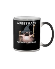pug 6 feet back2 Color Changing Mug thumbnail