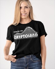 Enjoy The Ride Crypto Land Shirt Roller Coaster Vintage Tees Gifts For Teenage Guys Classic T-Shirt apparel-classic-tshirt-lifestyle-front-100