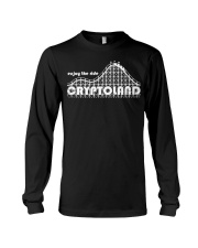 Enjoy The Ride Crypto Land Shirt Roller Coaster Vintage Tees Gifts For Teenage Guys Long Sleeve Tee tile