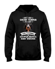 Dachshund I Don't Have A Short Temper Hooded Sweatshirt thumbnail
