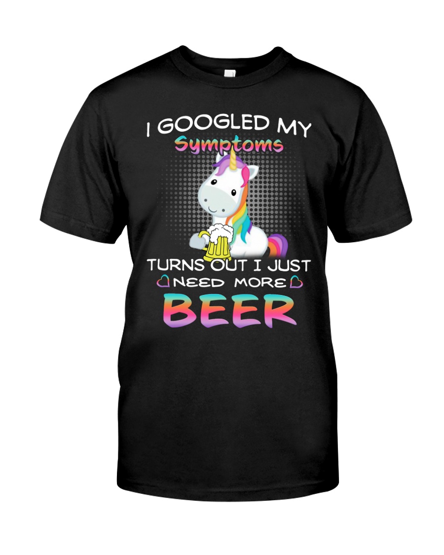 Love Beer Unicorn Beer T-shirt Classic T-Shirt