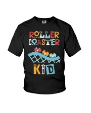 Roller Coaster Kid T-Shirt Cute Gifts For Kids Nephew A Roller Coaster Lovers Youth T-Shirt tile