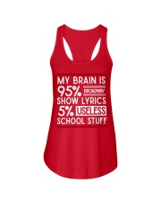 My Brain Is 95 Broadway Show Lyrics T-Shirt Funny Gifts For Broadway Lover Ladies Flowy Tank tile