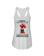 chicken 2 Ladies Flowy Tank thumbnail