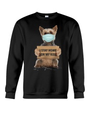 I Stay Home For My Kids Yorkshire Crewneck Sweatshirt thumbnail