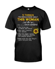 5 Things You Should Know About This Woman Crazy Grandpa T-Shirt Funny Granpa Shirt Classic T-Shirt front