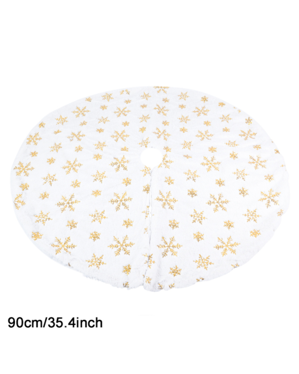 White Christmas Tree Skirt Plush Faux Fur Xmas Tree Carpet Merry Christmas Tree Decorations Ornament New Year Home Decor template