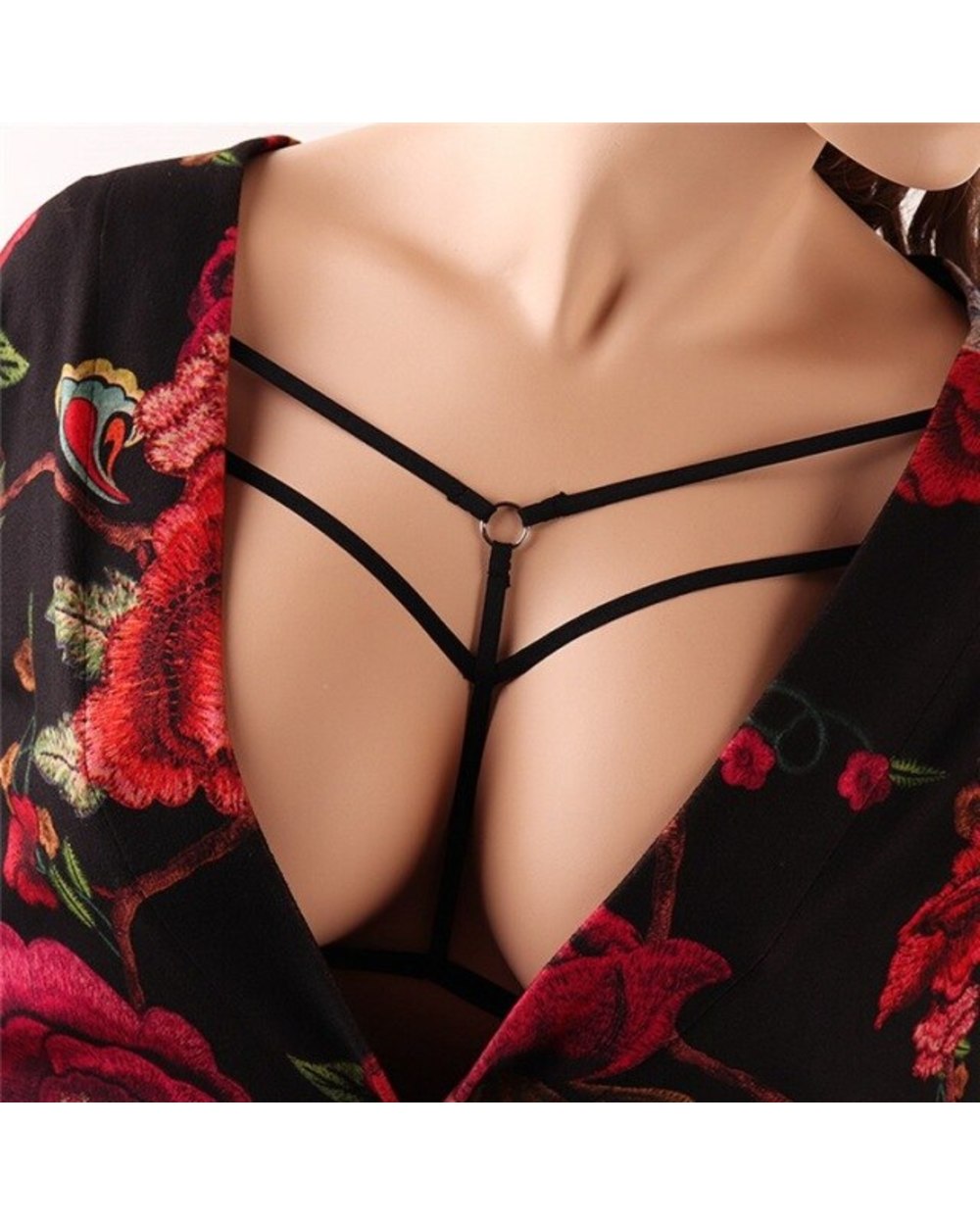 Women Body Harness Bra Chest Bondage Erotic Lingerie Cage Bra Gothic Garter Belt Suspenders Belt Top template