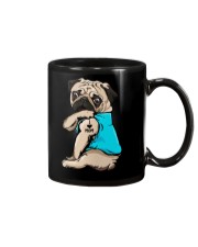 I Love Mom Pug Mug thumbnail