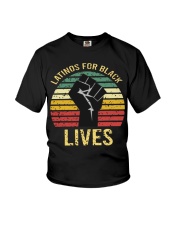 Latinos For Black Lives Youth T-Shirt thumbnail