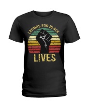 Latinos For Black Lives Ladies T-Shirt thumbnail