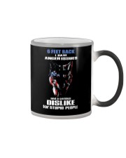 6 Feet Back I Have Anger Issues And feet back 1 Color Changing Mug thumbnail