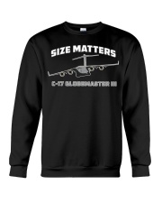 Size Matters C-17 Globemaster III Shirt Military Airplane Retro T-Shirt Gift For Dad Crewneck Sweatshirt tile