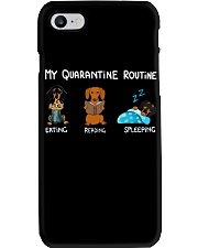 My Quarantine Routine dachshund3 Phone Case thumbnail