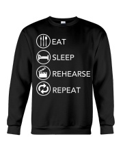 Eat Sleep Rehearsal Repeat Shirt Graphic Tee Shirt Funny Gifts For Friends Birthday Crewneck Sweatshirt tile