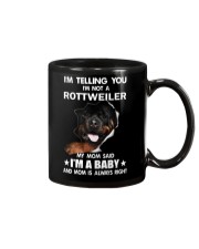 I'm telling you i'm not a rottweiler Mug thumbnail