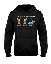 My Quarantine Routine chihuahua Hooded Sweatshirt thumbnail