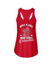 Just A Girl Who Loves Chihuahua Ladies Flowy Tank thumbnail