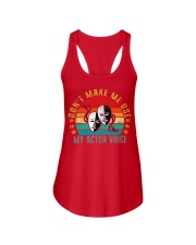 Don't Make Me Use My Actor Voice Shirt Voice Over Actors Funny Vintage Tees Best Gifts Ladies Flowy Tank tile