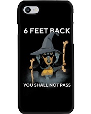 6 Feet Back You Shall Not Pass dachshund Phone Case thumbnail