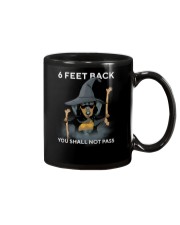 6 Feet Back You Shall Not Pass dachshund Mug thumbnail