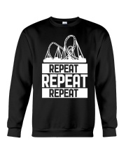 Repeat Roller Coaster Shirt Design Apparel Rollercoaster T-Shirt Gifts Crewneck Sweatshirt tile