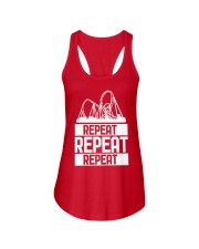 Repeat Roller Coaster Shirt Design Apparel Rollercoaster T-Shirt Gifts Ladies Flowy Tank tile