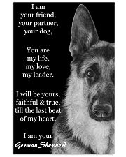 German I Am Your Friend Your Partner Your Dog 11x17 Poster front