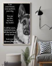 German I Am Your Friend Your Partner Your Dog 11x17 Poster lifestyle-poster-1