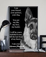 German I Am Your Friend Your Partner Your Dog 11x17 Poster lifestyle-poster-2