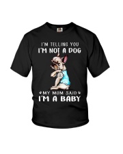 I'M TeLLING yOU i'm nOT A Dog My Mom Said I'M A Youth T-Shirt thumbnail