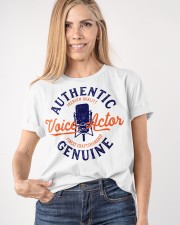 Authentic Voice Actor Genuine Shirt Tech Week Distressed Tees Best Gifts For Men Classic T-Shirt apparel-classic-tshirt-lifestyle-front-100