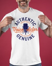 Authentic Voice Actor Genuine Shirt Tech Week Distressed Tees Best Gifts For Men Classic T-Shirt apparel-classic-tshirt-lifestyle-front-181