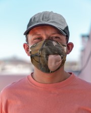 Funny Horse Face Mask Gifts For Dad From Daughter Cloth face mask aos-face-mask-lifestyle-06
