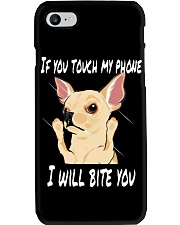 If you touch my phne i will bite you Phone Case thumbnail