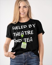 Fueled By Theater And Tea T-Shirt Actor Theater Acting Shirts Best Gifts For Tea Lovers Classic T-Shirt apparel-classic-tshirt-lifestyle-front-100