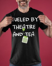 Fueled By Theater And Tea T-Shirt Actor Theater Acting Shirts Best Gifts For Tea Lovers Classic T-Shirt apparel-classic-tshirt-lifestyle-front-181